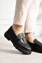 Zrc2607 - Premium Double Buckle Men's Casual Shoes Black