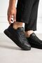 Focus High Quality Lace-Up Men's Sneaker Black - 5