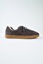 Calijero Men's Genuine Leather Lace-Up Anthracite Sneakers - 2