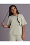Senior Girls Green Scuba Top