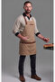 Barista Waiter Apron – Professional Cafe Apron with Leather Straps - 2