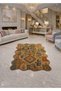Sdt Fish Theme Patterned Modern Woven Base Decorative Carpet Mosso3438 - 3
