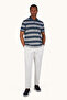 Men's Knitted Cotton Polo Shirt - 4