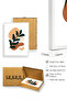 White Wooden Framed 2 Piece Set Painting Huhu34 - Double Painting Set White Frame - 2