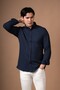 Slimfit Collared Buttoned Lycra Stretch Fabric Striped Summer Shirt - 5