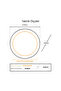 CT-5647B 15W Plus Led Panel Beyaz - 3