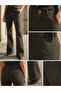 Coffee Gold Button Detailed Blouse and Pants Set - 7199 - 2
