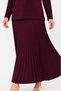 Women's Middle-Aged and Above Large Size Simple Stone Embroidered Mother Pleated Skirt Blouse Set 25535 - 4