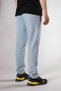 Men's Ice Blue Jogger Pants Lace-Up Elastic Waist Relaxed Fit Sweatpants - 7