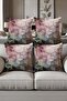 Digital Printed Soft Textured 4-Piece Throw Pillow Cover Set Krl0162