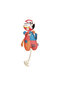 Fun Dog Toy in the Shape of a Teddy Bear with String and Squeaker 25 cm