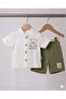 Hakim Yaka Muslin 2-Piece Baby Boy Set - 100% Cotton