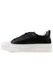 121230087 Mıa Leather Unisex Sneaker Shoes Black - 3