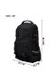 Premium Daily Backpack Waterproof, Fits 20” Laptop, Lightweight & Durable Travel Backpack for Work, Study & Daily Use (Black) - 7