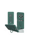 Redmi 14C Compatible Case Zuma Silicone with Business Card Holder and Ring - Green