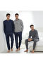 Men's Cotton Bundle and Dowry Set 3 Pieces 2-Piece Pajama Set (Al007 V1, Al003 V2, Al007 V2) Bb2480 - 2