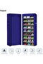 10 Tiers Shoe Rack Storage Box for 27 Pairs, Foldable, Portable Cabinet 158x60x30cm - 5