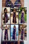 Women's Tie-Dye Patterned Thick Strap Slit Backless Maxi Woven Dress Blue, Purple, Green - 8