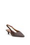 Elit Sis02C Women's Classic Heeled Shoes Brown - 3