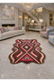 Sdt Fish Theme Patterned Modern Woven Base Decorative Carpet Mosso3511 - 3