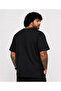 Men's Large Size Crew Neck T-Shirt Beach 26141 Black - 2