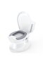 Toddler Potty Training Toilet - Realistic Flushing Sound, Soft Seat & Removable Pot