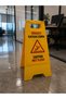 Caution Slippery Floor Warning Sign Foldable Wet Floor Warning Sign Yellow Color