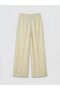 Xside Striped Linen Blend Pleated Women's Trousers - 6