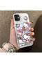 iPhone 12 Mini Compatible Stylish Cartoon Printed Shockproof Case - 2
