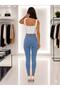 Ride Jeans Skinny Fit Full Lycra High Waist Skinny Pocketless Trousers - 4