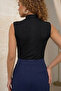 Women's Black Cotton Lycra Flexible Zero Sleeve Economic Package, Quality and Affordable - 3