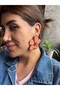 Gol Flower Earrings |   Handmade Polymer Clay Flower Earrings |   Flower Design Earrings |   Lightweight and Stylish - 4