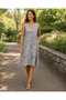 Gray Color Melis Muslin Dress - 2