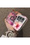 Samsung Galaxy S24 Compatible Silicone Edge Hard Back Case Couple Phone Case Leopard Pattern - 3