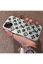 iPhone 14 Plus Compatible Silicone Edge Hard Back Case Couple Phone Case Brand Patterned - 2