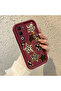Oppo A5 5g Compatible Case Camera Protector Claret Red Silicone Couple Phone Case Leopard Pattern - 3
