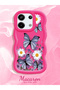 Poco X6 5g Compatible Case Camera Protector Red Silicone Couple Phone Case Butterfly Pattern - 2