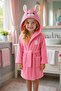 رداء حمام للأطفال من القطن المزخرف بغطاء للرأس من سكروج - 2