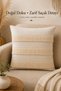 Natural Linen Tassel Throw Pillow Cover Bohemian Rustic Vintage Living Room Decor Decorative Throw Pillow Cover - 7