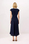 Women's V-Neck Sleeveless A-Line Midi Woven Dress Aerobin Fabric Elegant Cut Comfortable Casual Modern Stylish - 5