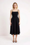 Women's Maxi Dress Thin Straps Square Neck Sleeveless A-Line Textured Knitted Casual Comfortable Daily Modern - 4