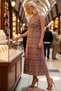 Women's Plus Size Sleeveless V-Neck Floral Print A-Line Maxi Dress Relaxed Fit Casual Modern Stylish