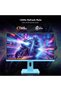 Gaming Monitor 27inch, 165Hz 1080P Computer Monitor Fast IPS FHD, Adaptive Sync, 0.5ms(MPRT), HDR10, 131% sRGB, HDMI Displayport, Tilt Pivot Height Adjustment, Vesa Monitor (Blue) - 7