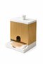 Cotton Swab Organizer Ear Swab Storage Box with Lid Organizer Bathroom Organizer Decorative Cotton Holder - 5