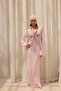 Caroline Lace Pink Long Dress - 6