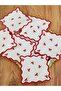 Red Ribbon Cocktail Napkin - 3