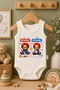 Baby Bodysuit with Text Angry Baby Printed 100% Cotton Undershirt Sleeveless Bodysuit (Newborn & Baby) - 2