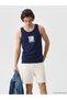 Vizyon New Season Crew Neck Printed Men's Sleeveless T-Shirt