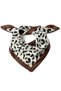 Leopard and Shape Pattern Scarf Bandana 50X50 cm