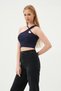 Women's Strappy Crop Camisole Indigo - 2